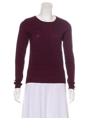 Parker rib knit long sleeve top